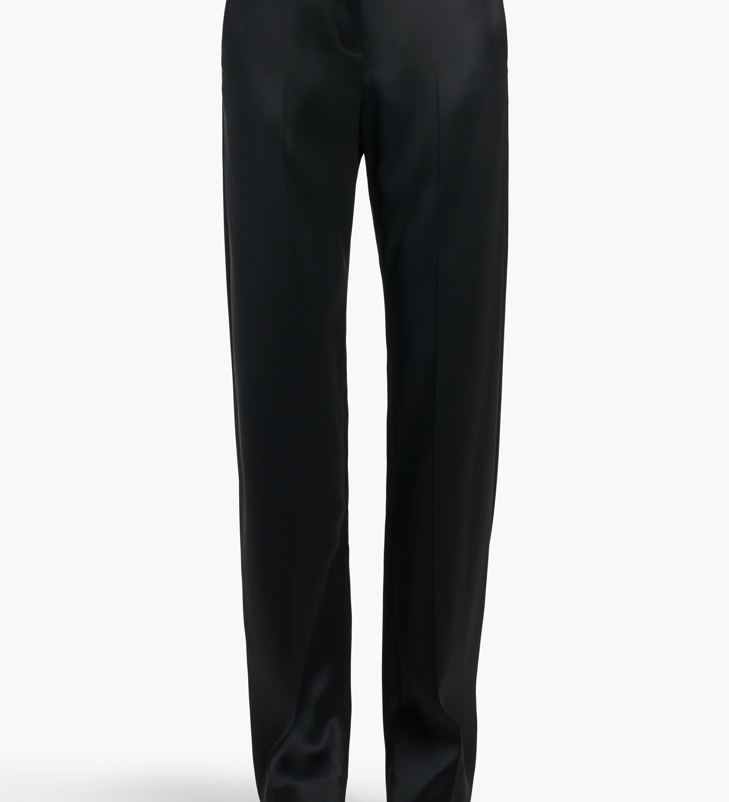 Khaite - Hunter Pant in Black Satin