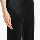 Khaite - Hunter Pant in Black Satin