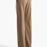 Khaite - Hunter Pant in Desert Sand Wool Cashmere