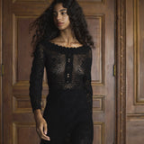 DÔEN - HYACINTHE DRESS -- BLACK
