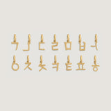 Kinn - Hangul Alphabet Charm