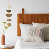 The Citizenry - Hanging Leather Headboard