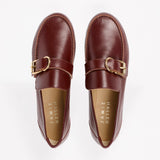 Jamie Haller - The Buckle Loafer in Oxblood