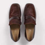 Jamie Haller - The Mod Loafer in Ponyhair Burgundy