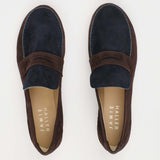 Jamie Haller - The Penny Loafer in Deep Espresso / Navy