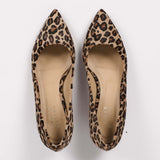 Jamie Haller - The Kitty Point Heel in Ponyhair Leopard