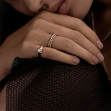 Kinn - Round Signet Ring Diamond