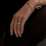 Kinn - Dare To Love Classic Hollow Dome Ring Gold