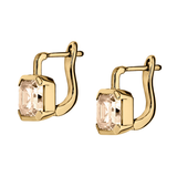 Dorsey - INÈS ASSCHER - CUT EARRINGS IN HONEY MOISSANITE, 18K GOLD VERMEIL