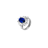 Dorsey - HOUGHTON, LAB BLUE SAPPHIRE PINKY RING, SILVER