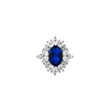 Dorsey - HOUGHTON, LAB BLUE SAPPHIRE PINKY RING, SILVER
