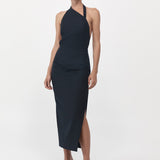 St. Agni - Hudson Midi Dress - Black