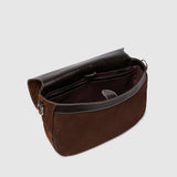 Métier - Hunter Messenger Suede Chocolate