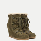 Veronica Beard - Elfred Suede Wedge Bootie