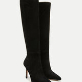 Veronica Beard - Lisa Suede Tall Boot | Wide-Calf