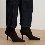 Veronica Beard - Lisa Suede Mid-Heel Bootie