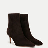 Veronica Beard - Lisa Suede Mid-Heel Bootie