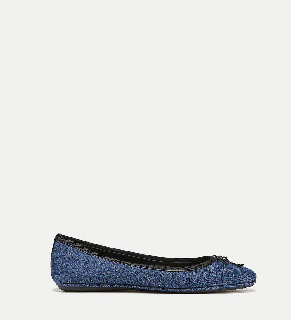 Veronica Beard - Beatrix Denim Ballet Flat