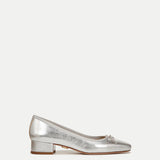 Veronica Beard - Cecile Metallic Leather Ballet Pump