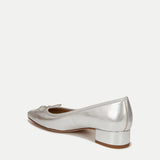 Veronica Beard - Cecile Metallic Leather Ballet Pump