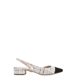 Veronica Beard - Cecile Tweed Cap - Toe Slingback