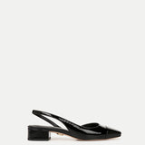 Veronica Beard - Cecile Leather Cap - Toe Slingback