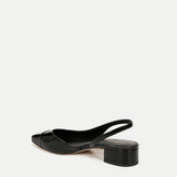 Veronica Beard - Cecile Leather Cap - Toe Slingback