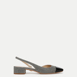 Veronica Beard - Cecile Lurex Cap - Toe Slingback