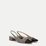 Veronica Beard - Cecile Lurex Cap - Toe Slingback