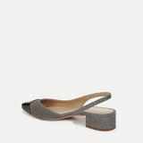 Veronica Beard - Cecile Lurex Cap - Toe Slingback