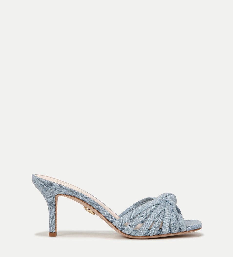 Veronica Beard - Misa Denim Knot - Front Sandal