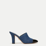 Veronica Beard - Carlotta Denim Mixed-Media Heel