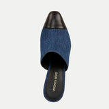 Veronica Beard - Carlotta Denim Mixed-Media Heel