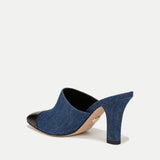 Veronica Beard - Carlotta Denim Mixed-Media Heel