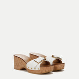 Veronica Beard - Dallas Croc - Embossed Leather Sandal