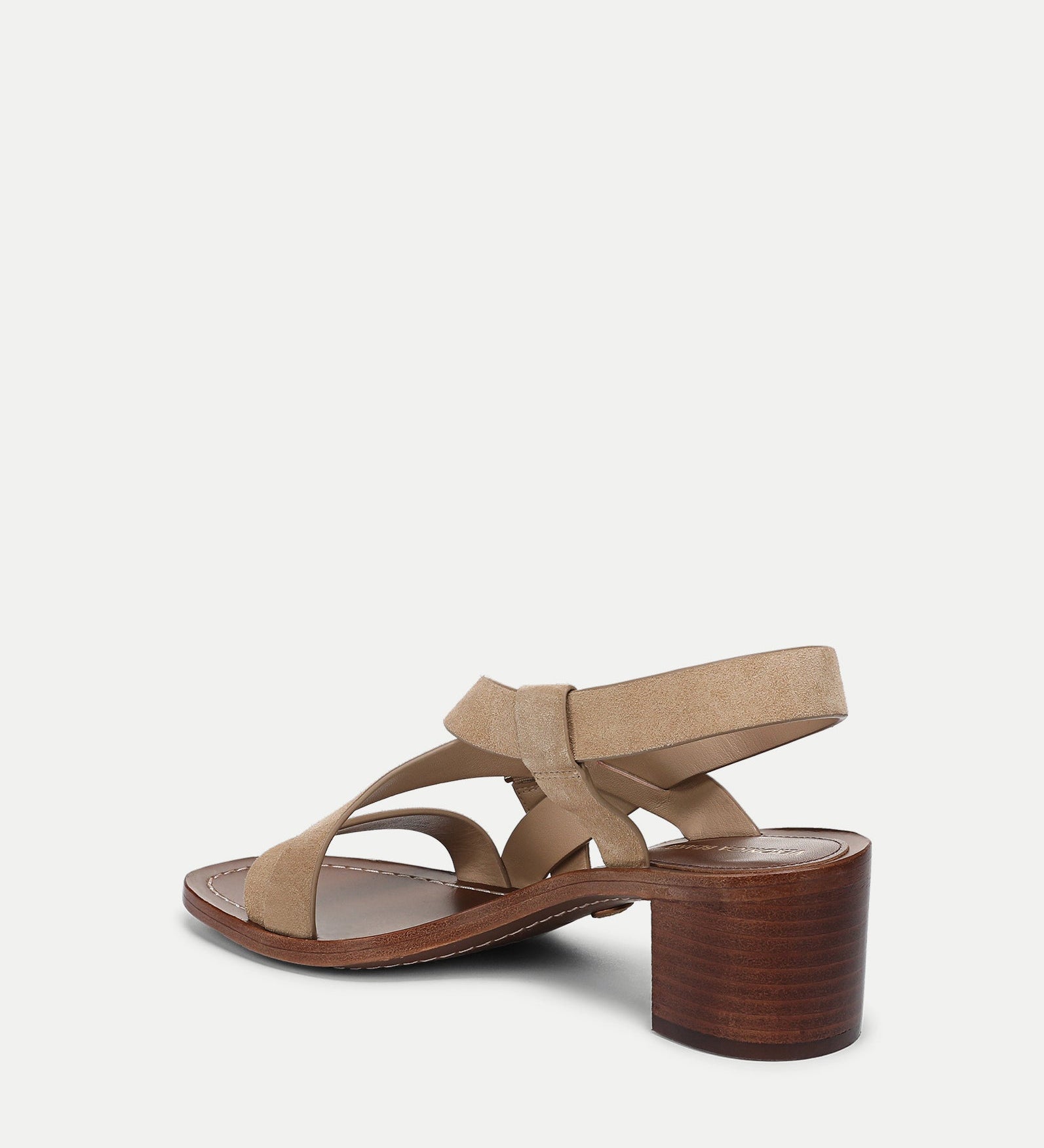 Veronica Beard - Etta Suede Mid - Heel Sandal