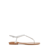 Veronica Beard - Amelia T-Strap Metallic Sandal