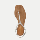 Veronica Beard - Amelia T-Strap Metallic Sandal