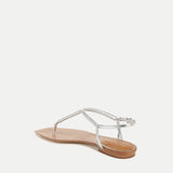 Veronica Beard - Amelia T-Strap Metallic Sandal
