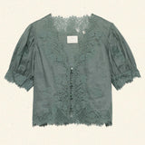 DÔEN - IDELLA TOP -- LAGOON