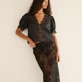 DÔEN - IDELLA TOP -- BLACK