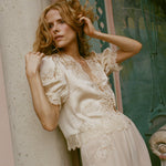 DOEN - IDELLA TOP - - CANDLELIGHT