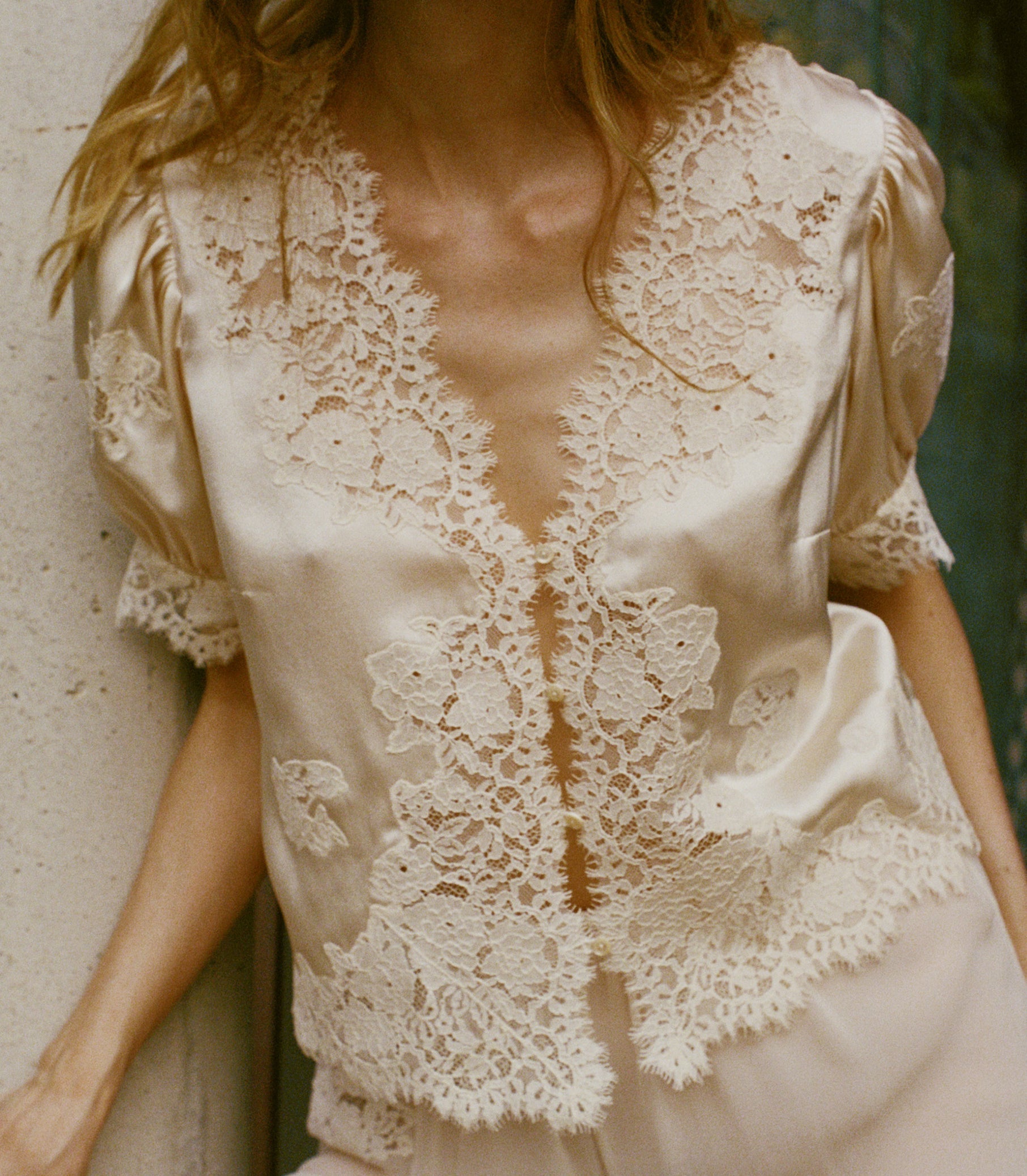 DOEN - IDELLA TOP - - CANDLELIGHT