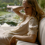 DOEN - IDELLA TOP - - CANDLELIGHT