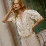 DOEN - IDELLA TOP - - CANDLELIGHT