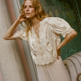 DOEN - IDELLA TOP - - CANDLELIGHT