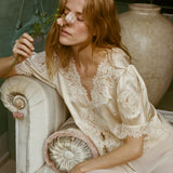 DOEN - IDELLA TOP - - CANDLELIGHT