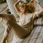 DOEN - IDELLA TOP - - CANDLELIGHT