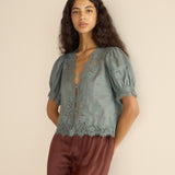 DÔEN - IDELLA TOP -- LAGOON