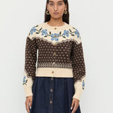 Loeffler Randall - Idris Intarsia Cardigan
